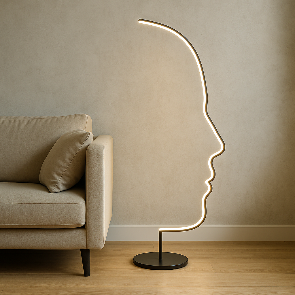 Artistic Face Floor Lamp