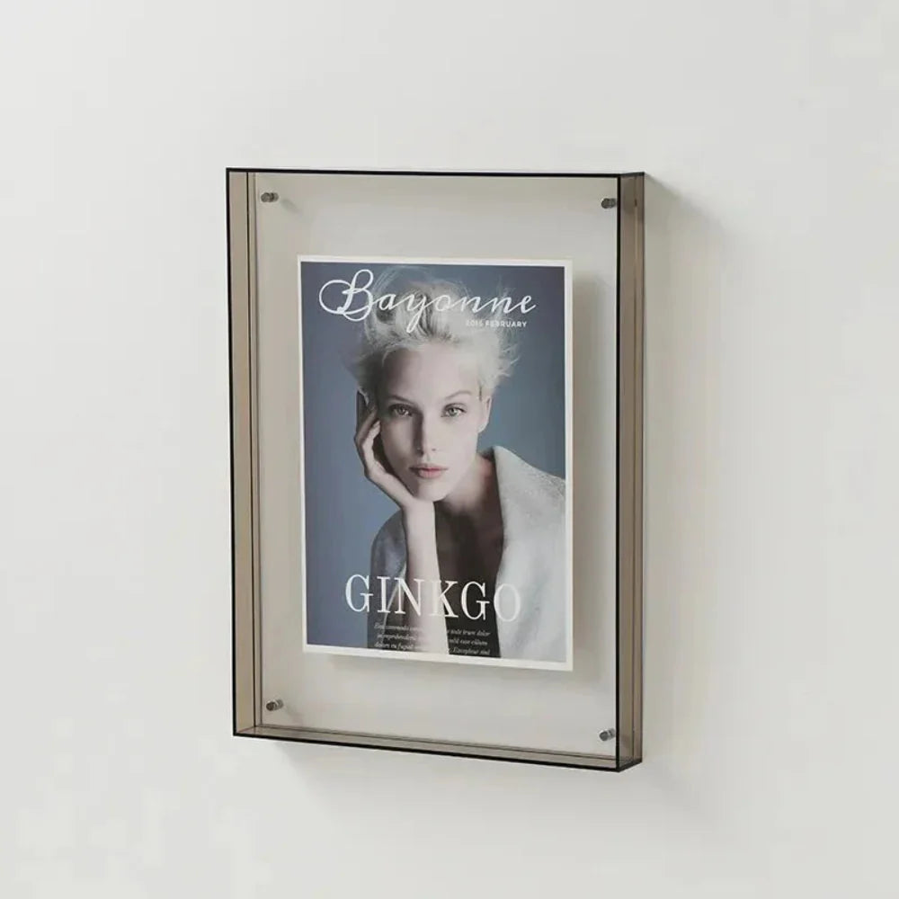 Transparent Acrylic Floating Photo Frame