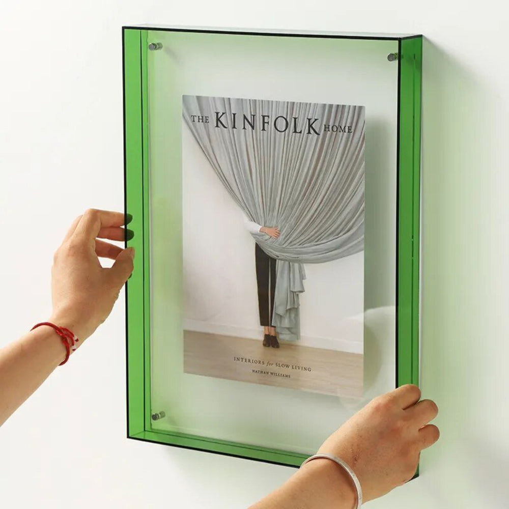 Transparent Acrylic Floating Photo Frame