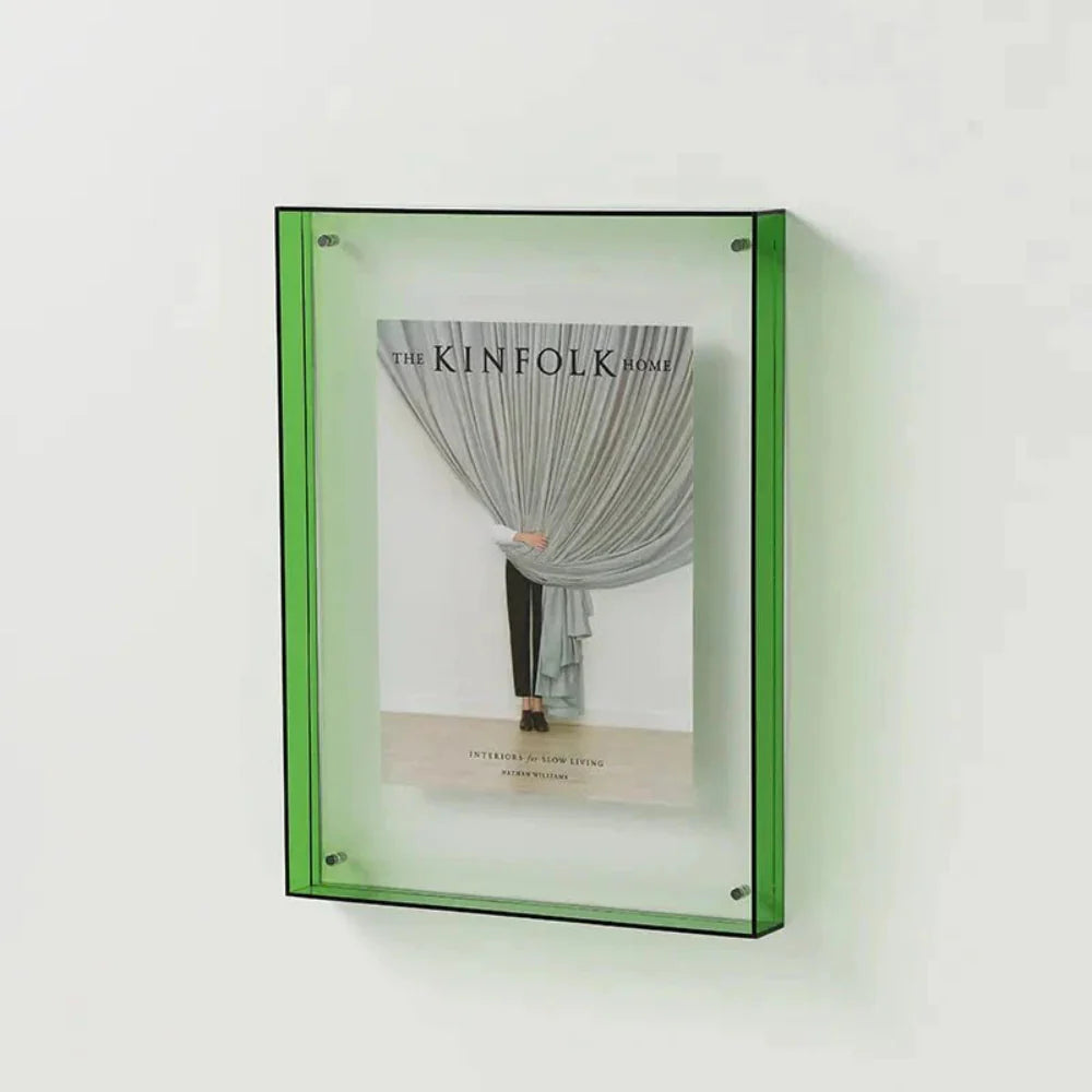 Transparent Acrylic Floating Photo Frame