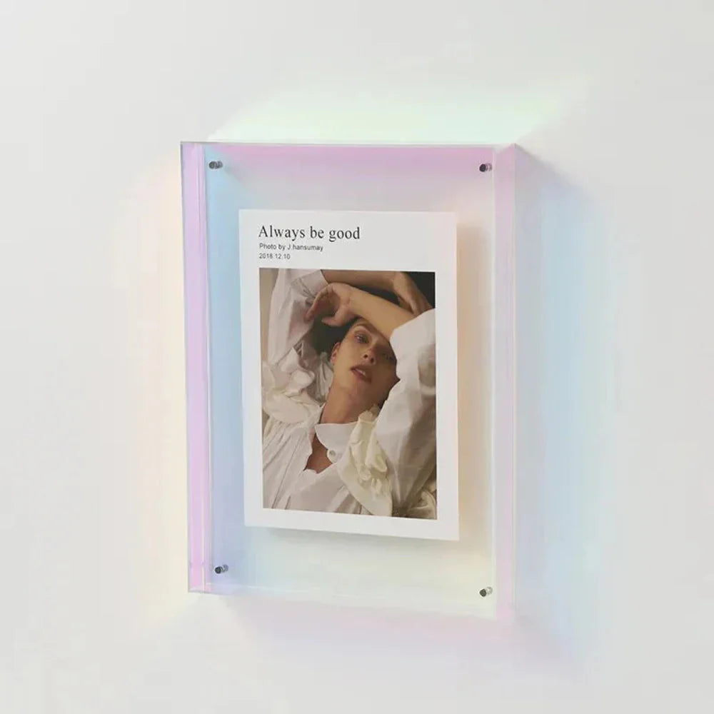 Transparent Acrylic Floating Photo Frame