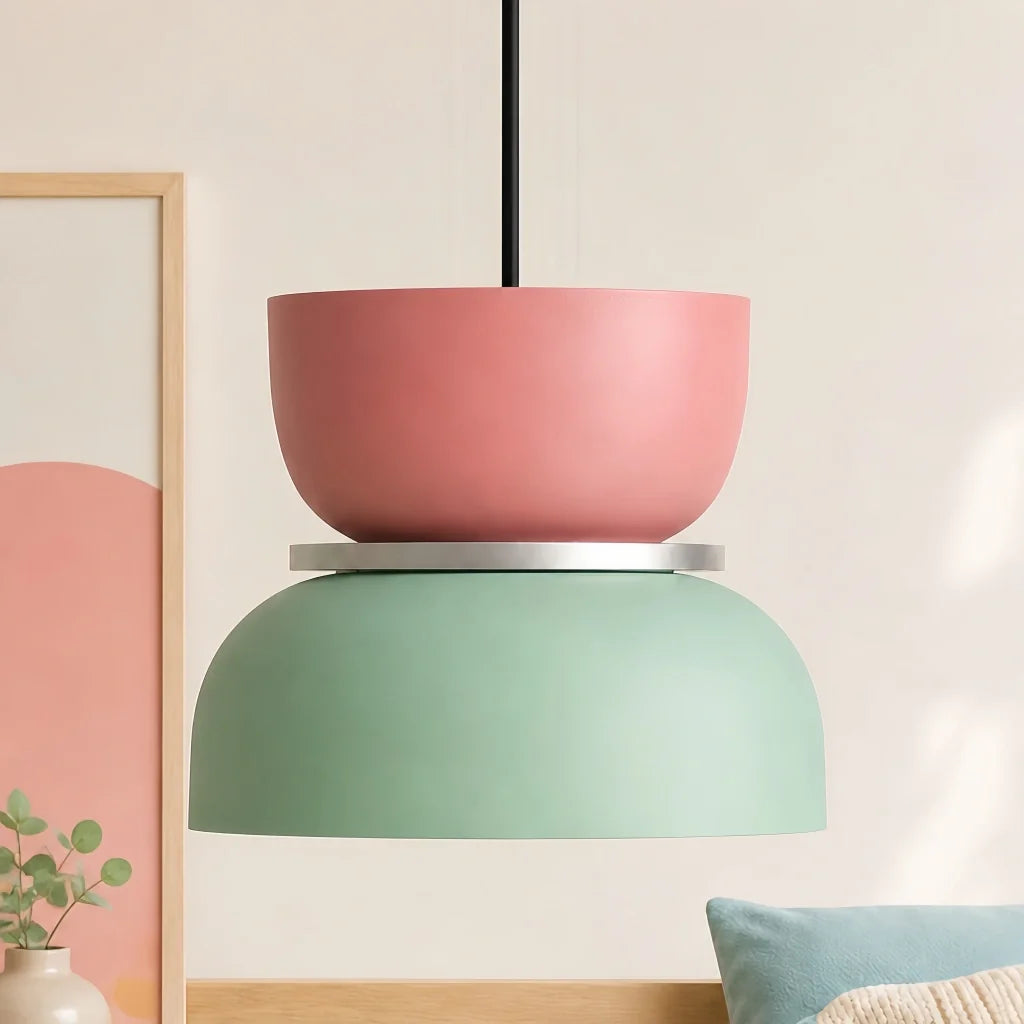 Colour Block Pendant Light for Kitchen Island