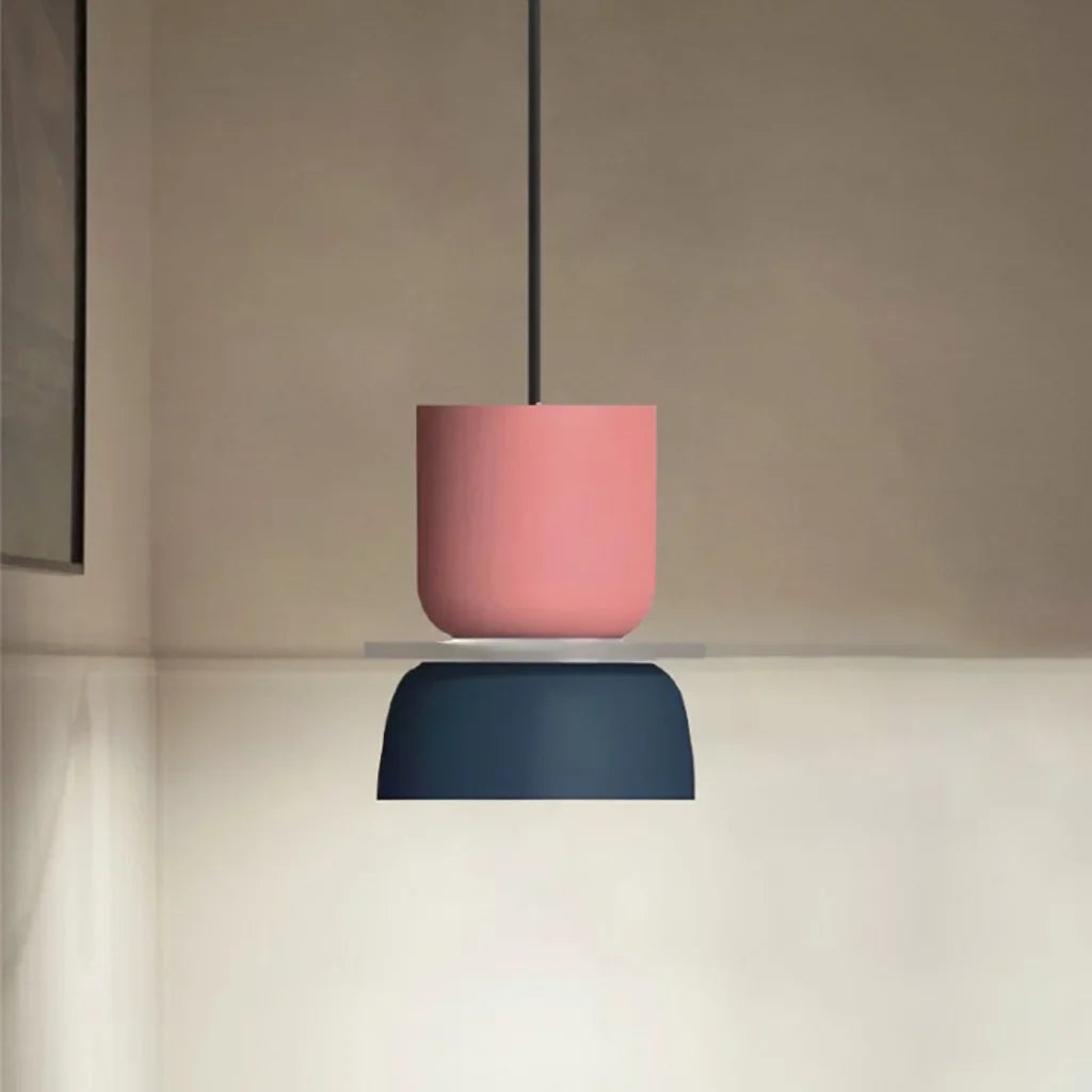 Colour Block Pendant Light for Kitchen Island