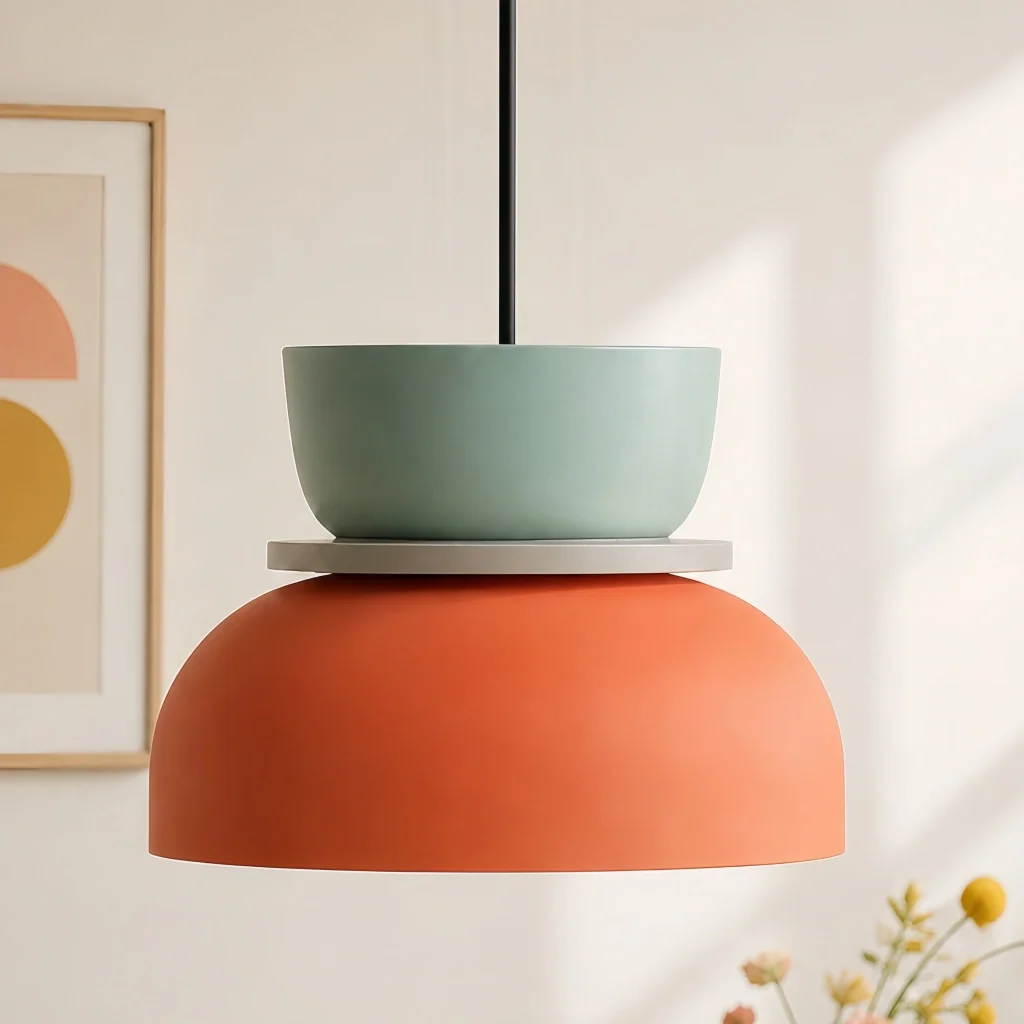 Colour Block Pendant Light for Kitchen Island