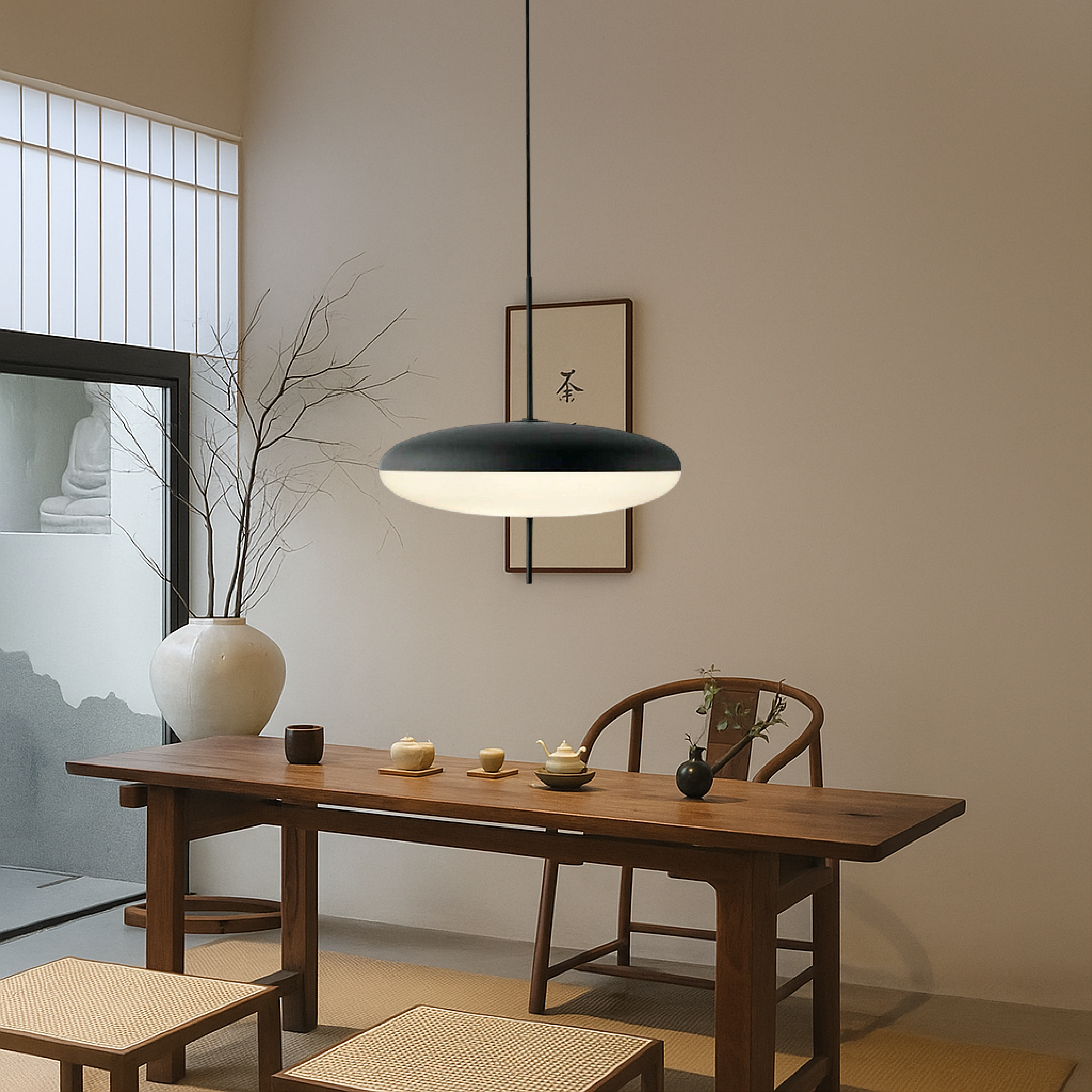 Danish Bauhaus Dome Pendant Light