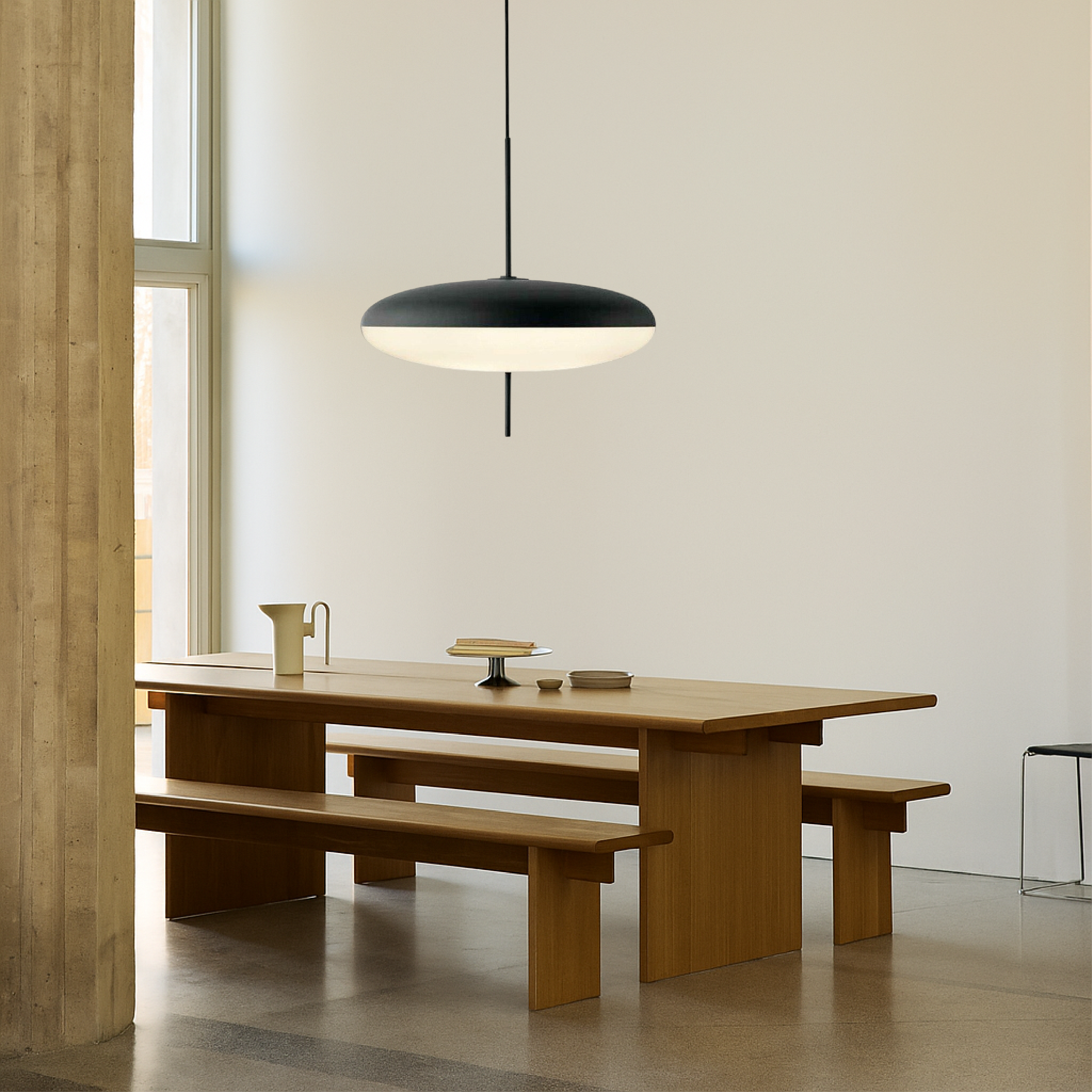 Danish Bauhaus Dome Pendant Light