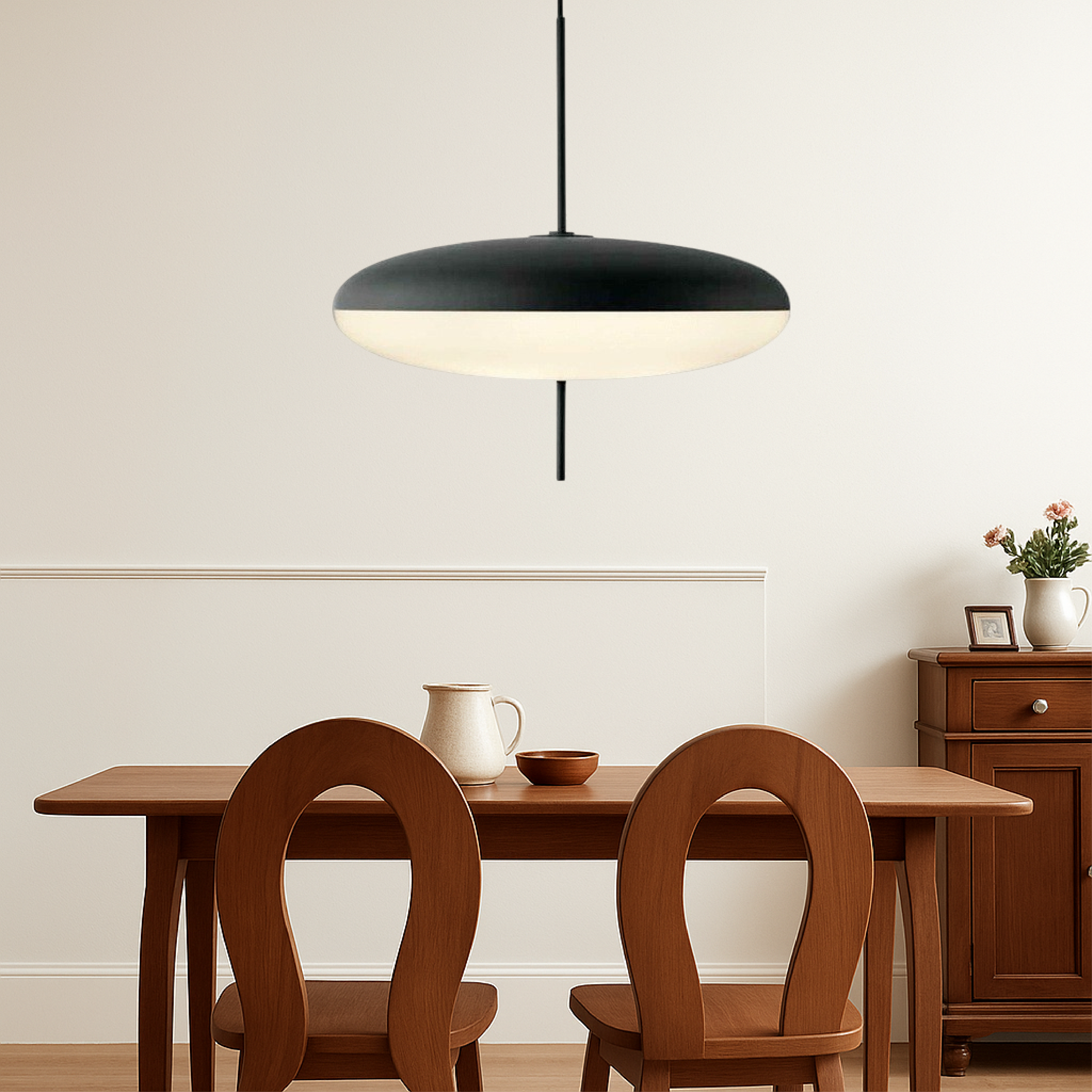 Danish Bauhaus Dome Pendant Light