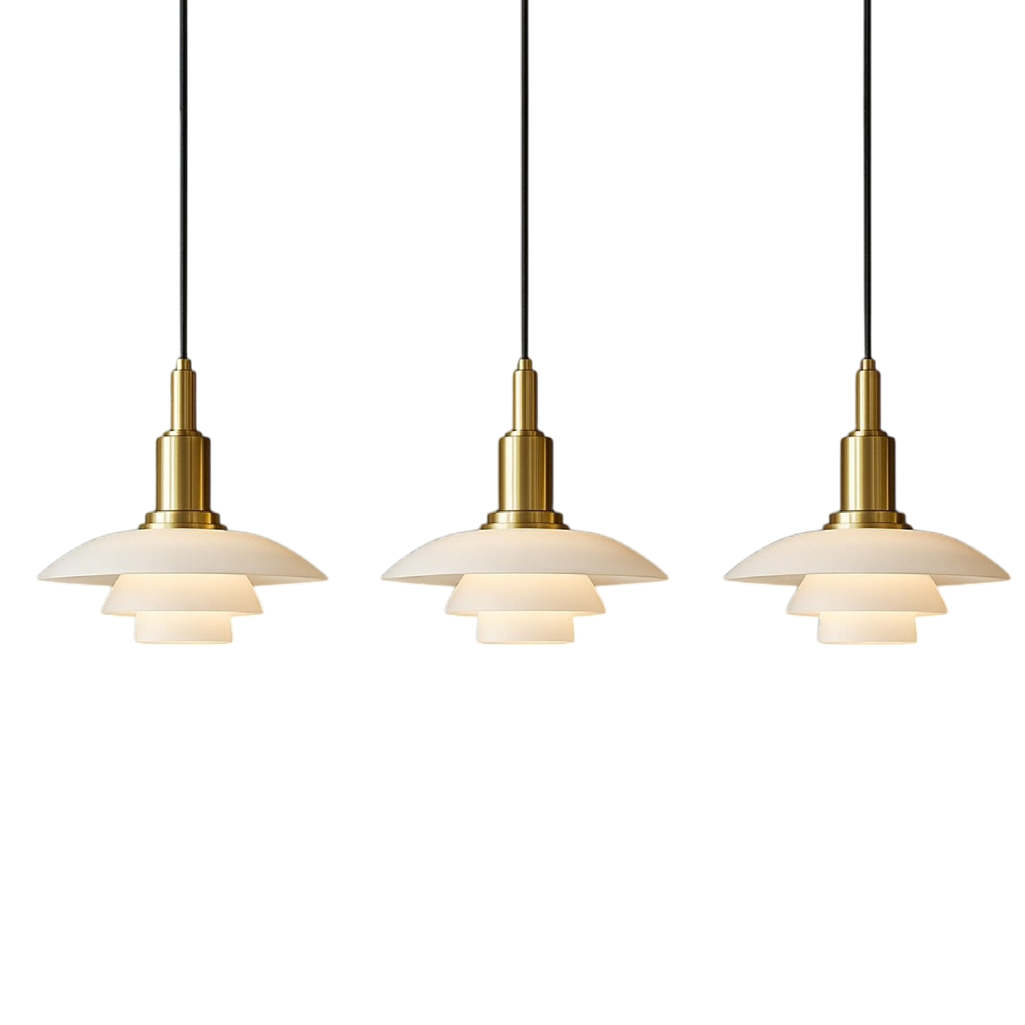 Danish Multi-Layer Pendant Light