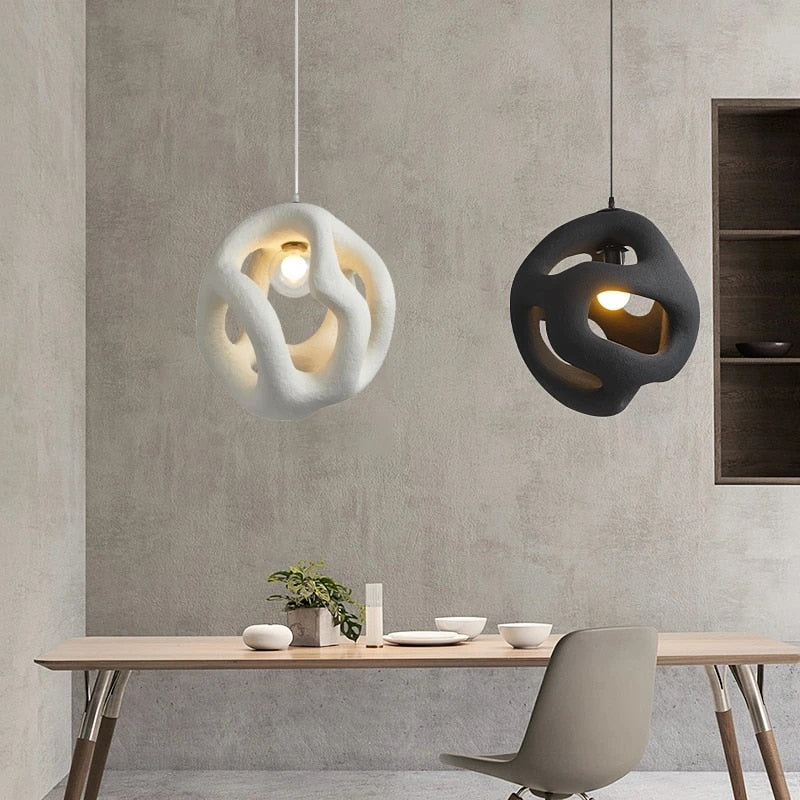 Wabi-Sabi Sculptural Pendant Light