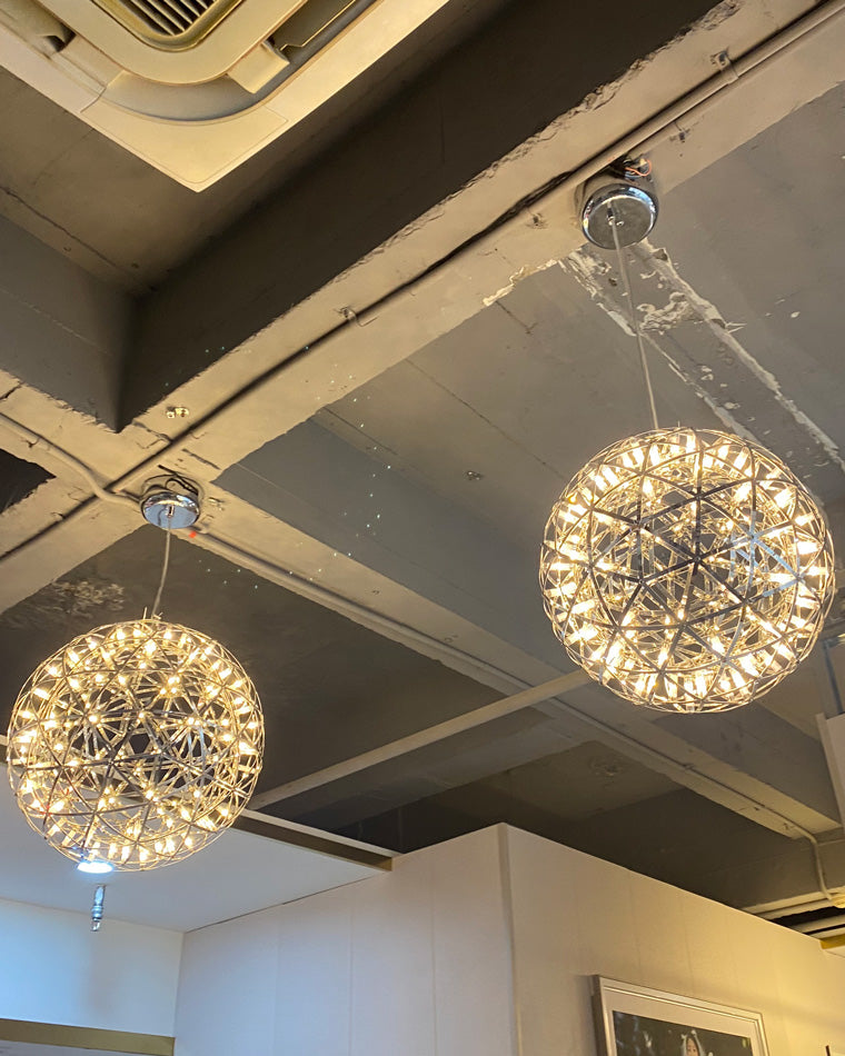 Designer LED Sphere Chandelier with Adjustable Height