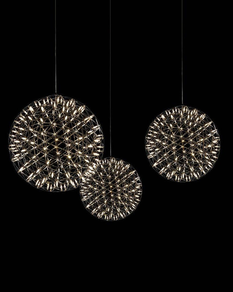 Designer LED Sphere Chandelier with Adjustable Height