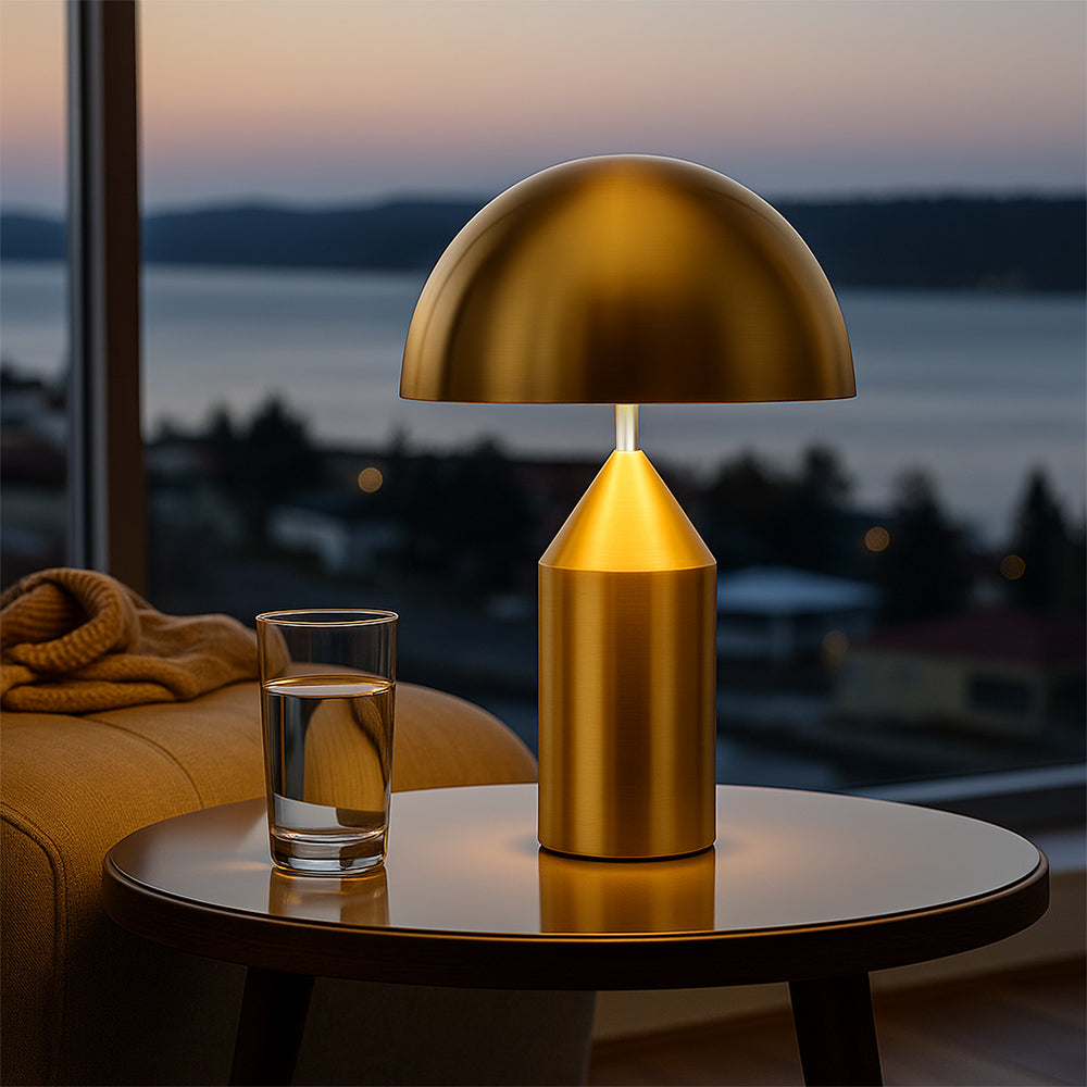 Modern Cordless Dome Table Lamp