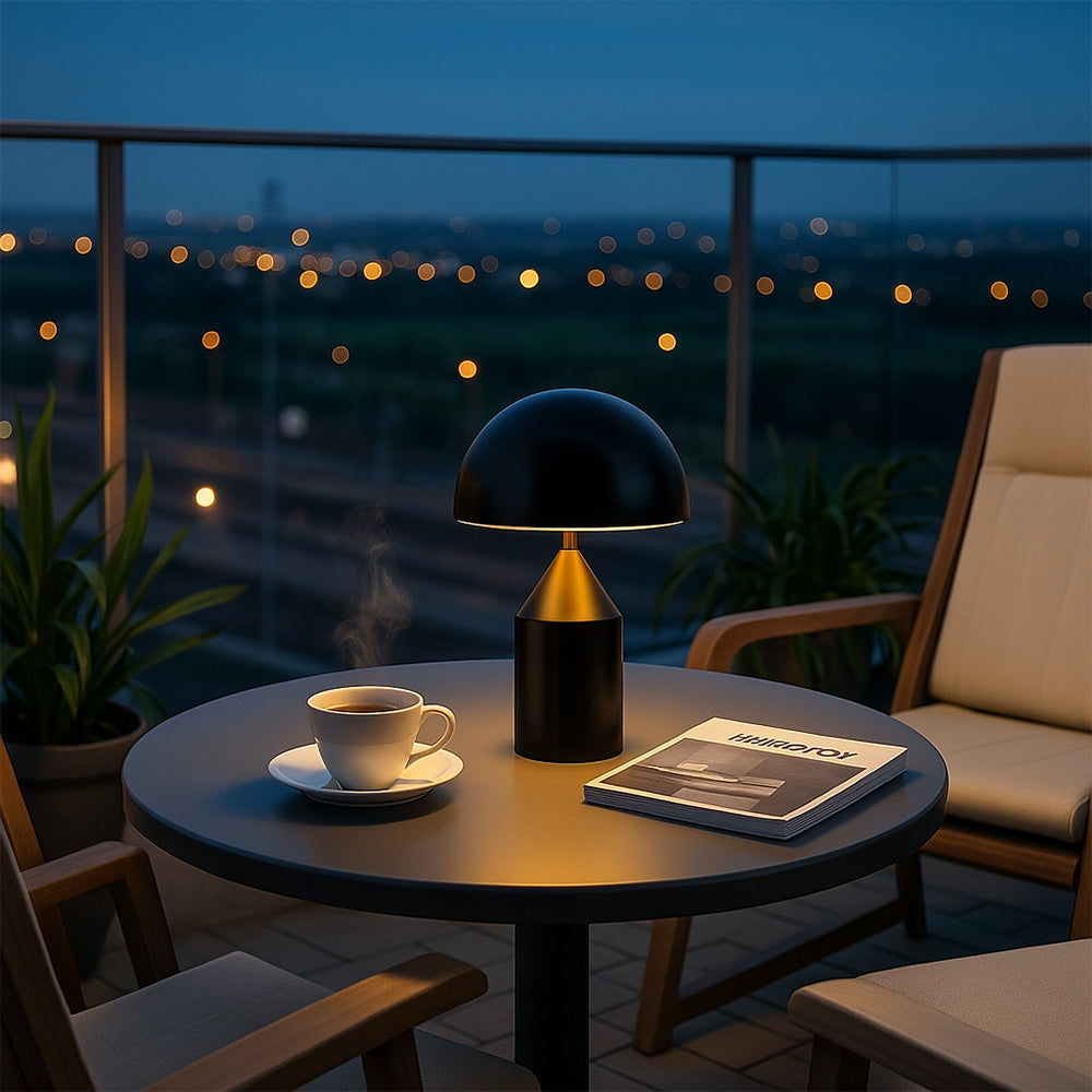 Modern Cordless Dome Table Lamp