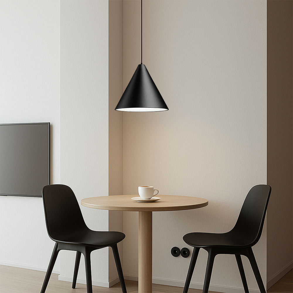 Modern Black Cone Pendant Lamp