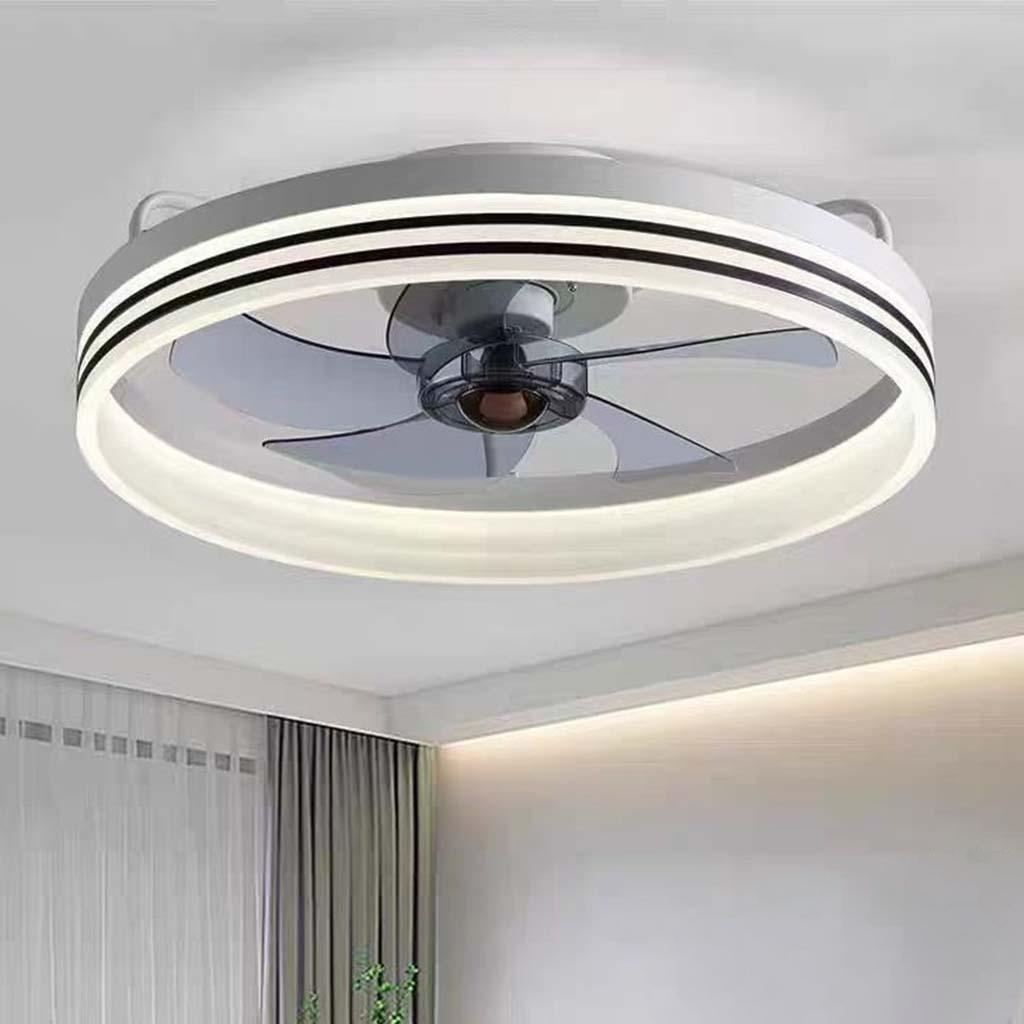 Ronde Plafondventilator Licht Met LED Ring En Drie Bladen