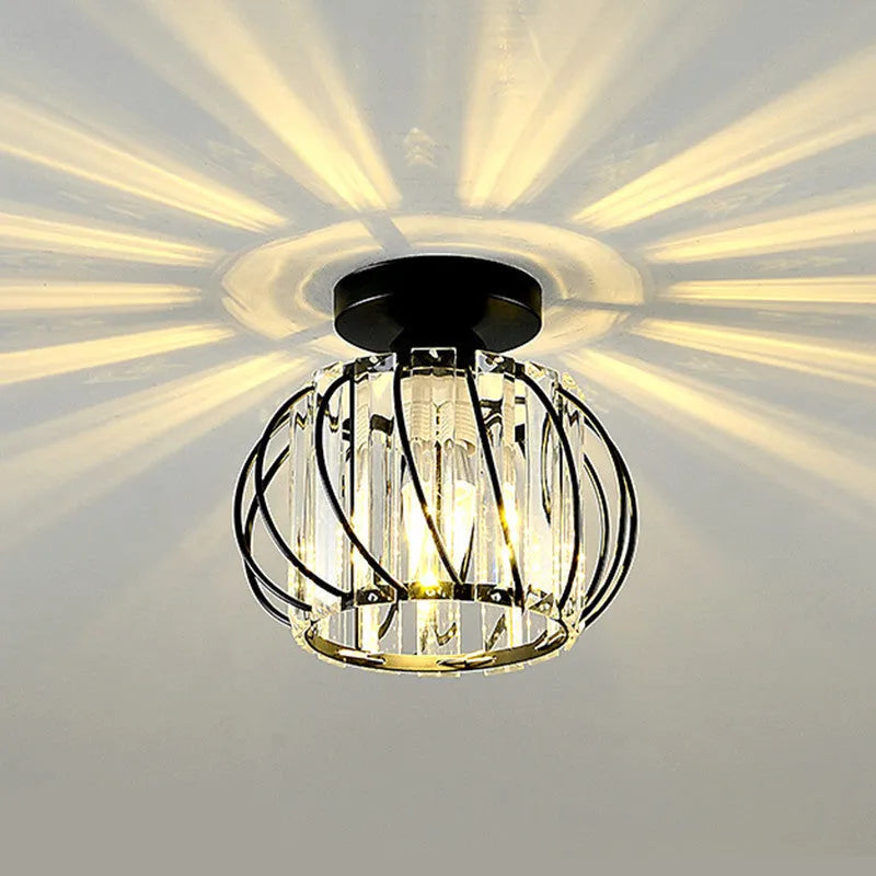 Glass Pendant Ceiling Light Bedside Light for Living Room