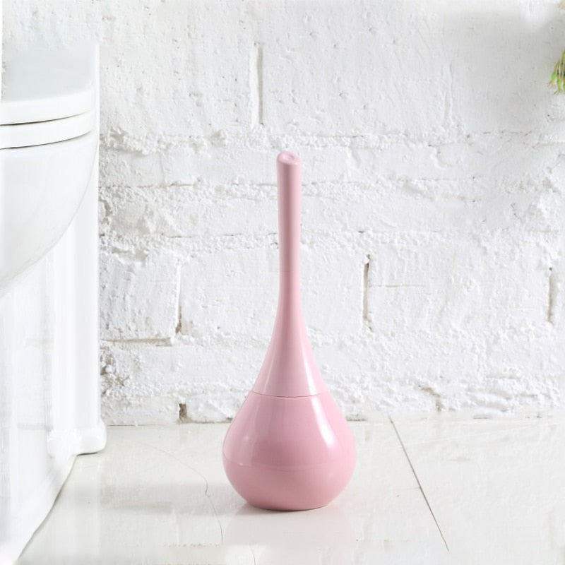 Toilet Brush with Holder Modern Bathroom Cleaning Brush Set