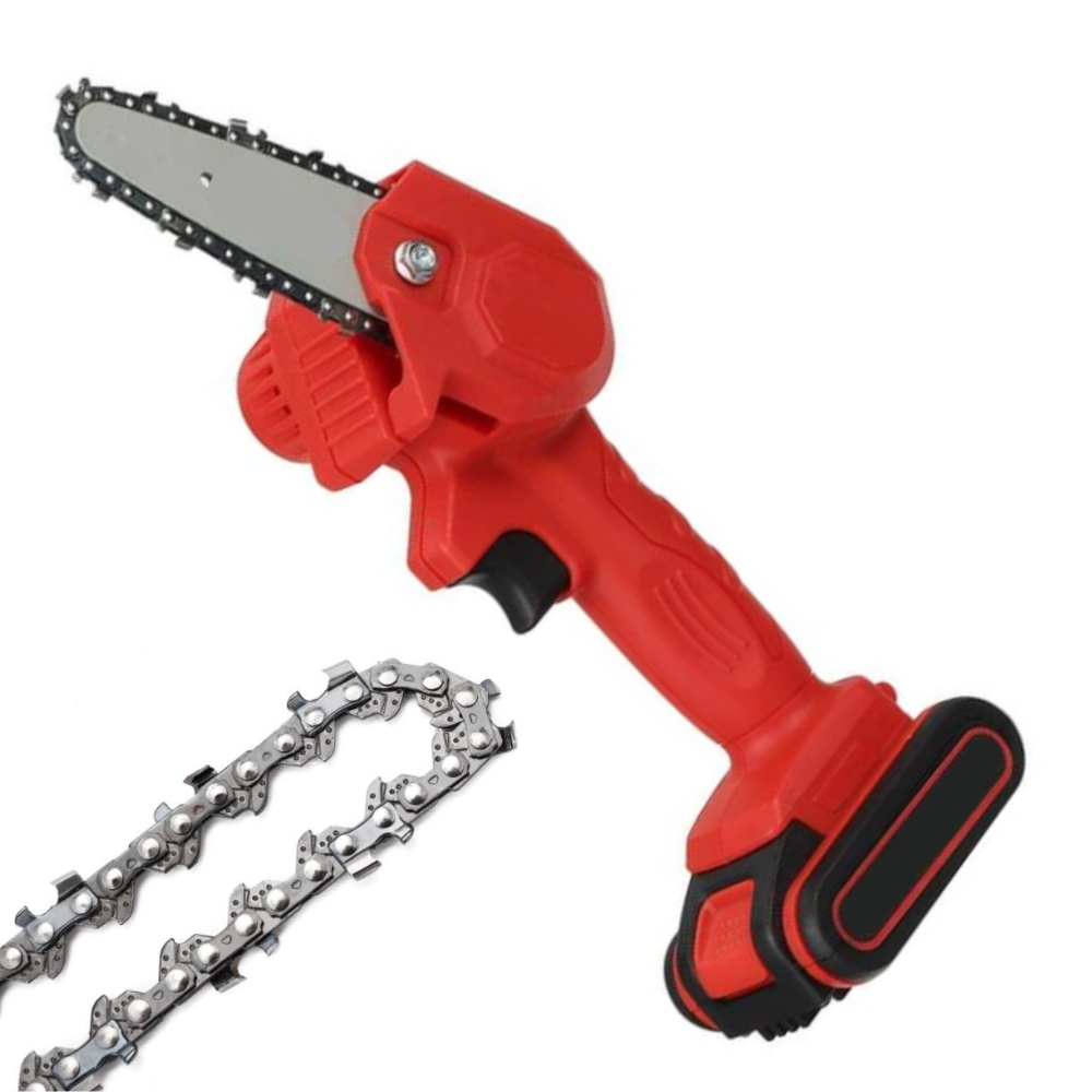 Draadloze Mini Kettingzaag Accu Aangedreven Handheld Kettingzaag