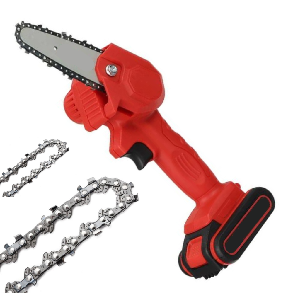 Draadloze Mini Kettingzaag Accu Aangedreven Handheld Kettingzaag