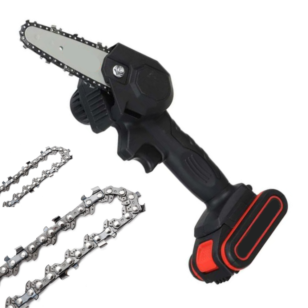 Draadloze Mini Kettingzaag Accu Aangedreven Handheld Kettingzaag