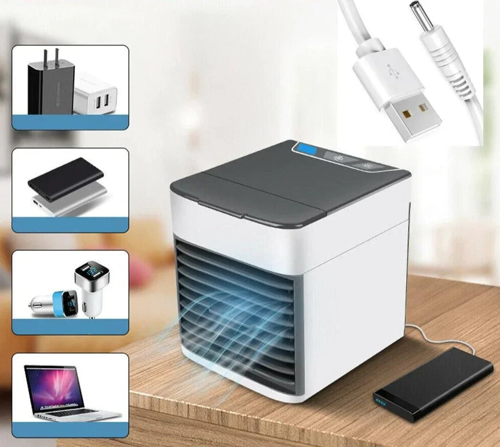 USB Aangedreven Mini Luchtkoeler met Watertank en Ventilator