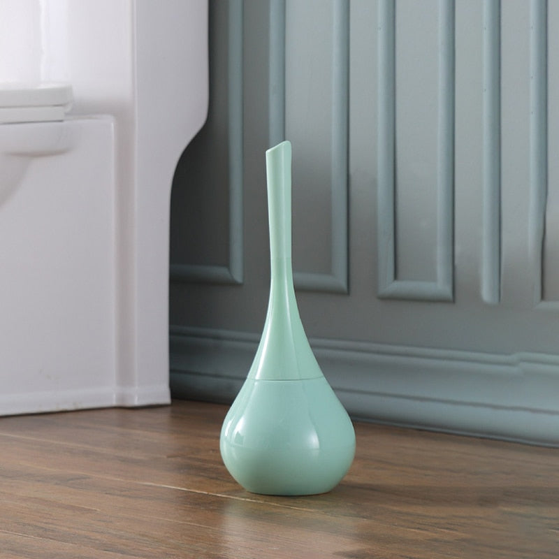 Toilet Brush with Holder Modern Bathroom Cleaning Brush Set