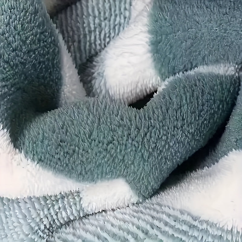 8 Pieces Bath Towel Set Soft Coral Fleece Quick Dry Towels