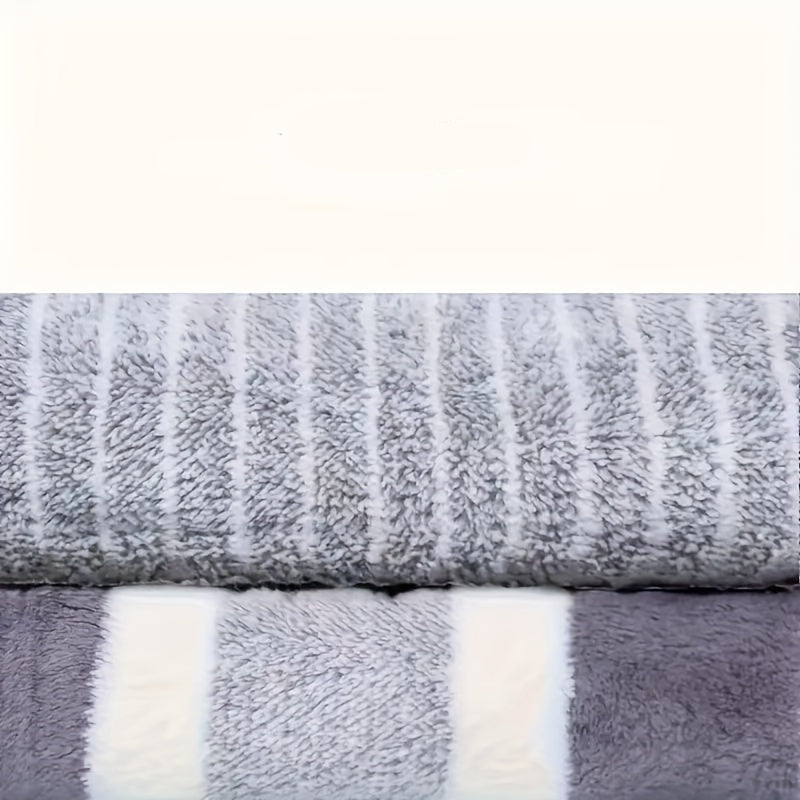 8 Pieces Bath Towel Set Soft Coral Fleece Quick Dry Towels