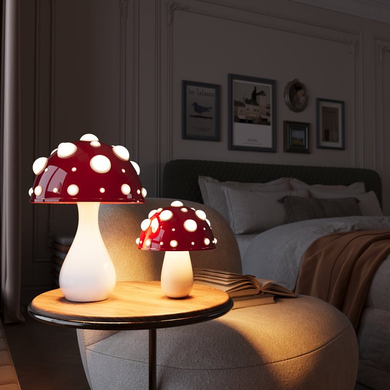 Decorative Fairy Mushroom Table Lamp