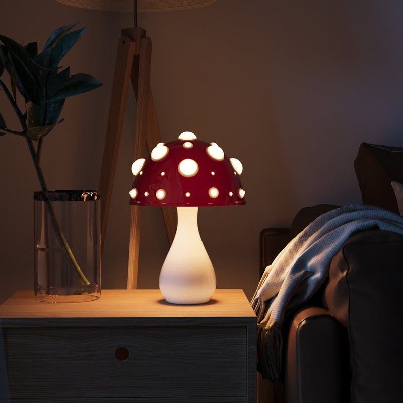 Decorative Fairy Mushroom Table Lamp
