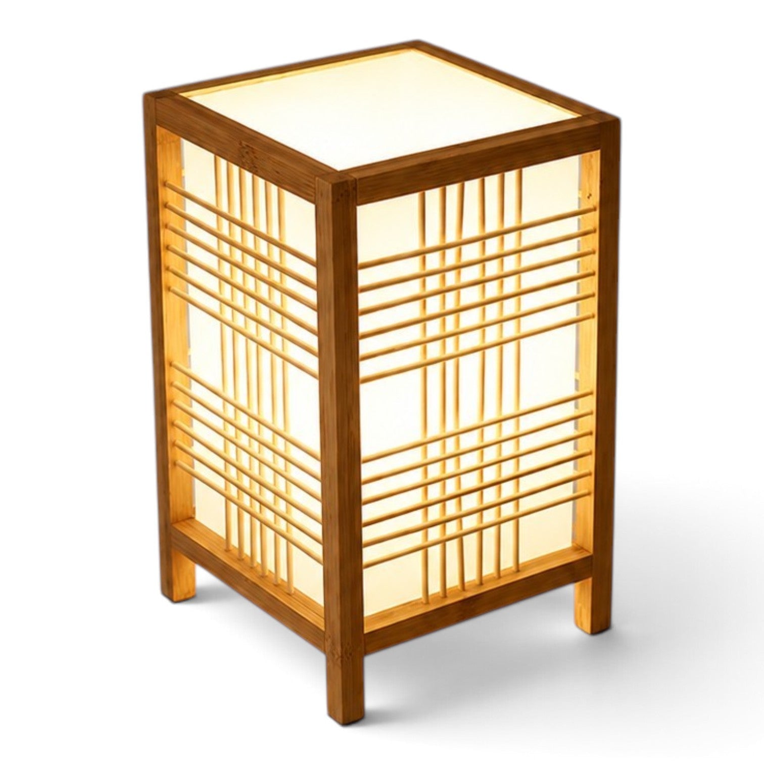Lampe de table japandi à l’éclairage doux pour la chambre