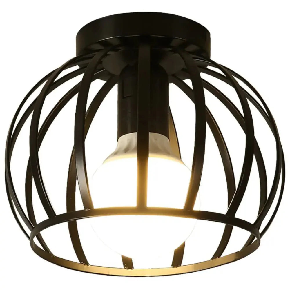 Black Vintage Industrial Ceiling Light