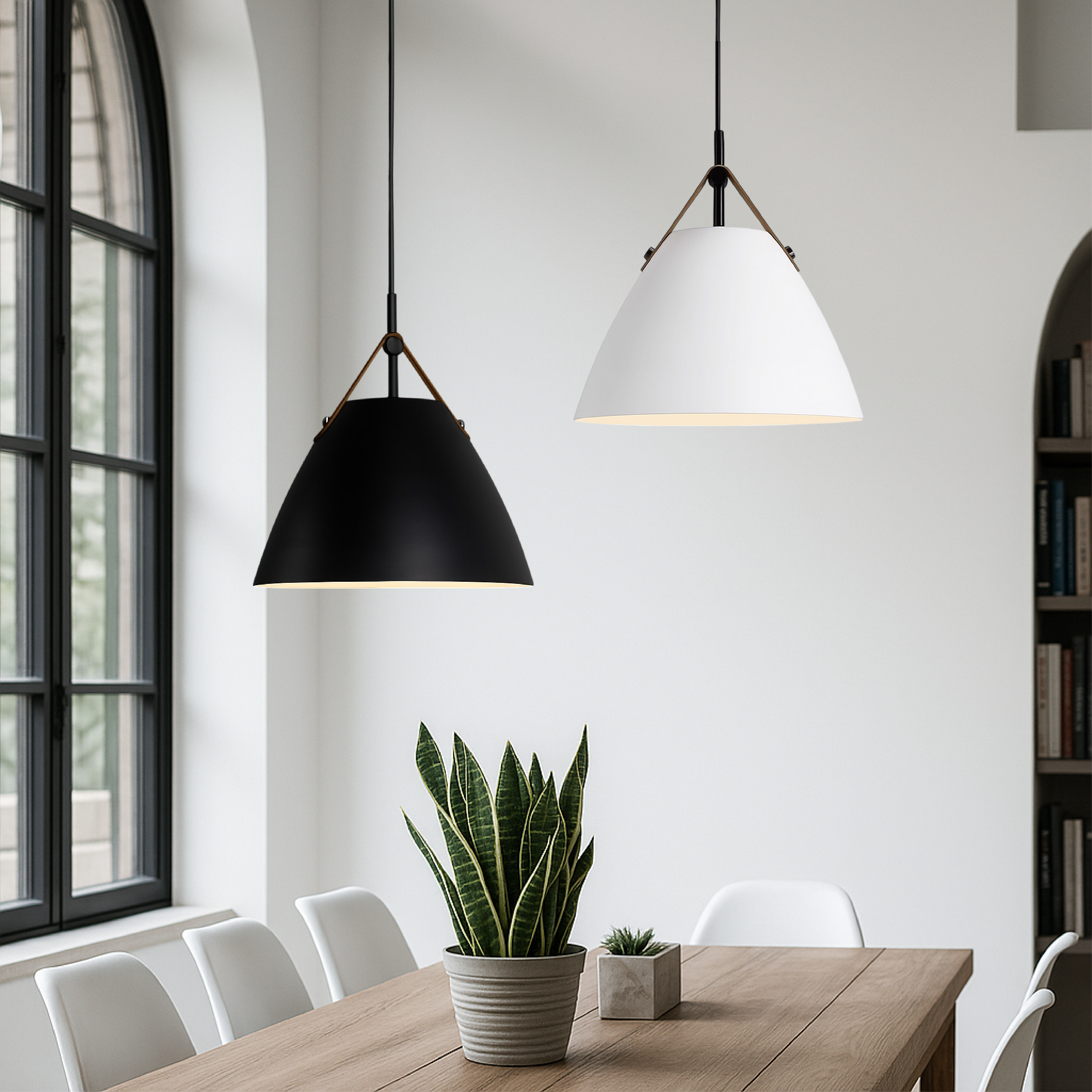 Modern Scandinavian Coloured Pendant Light