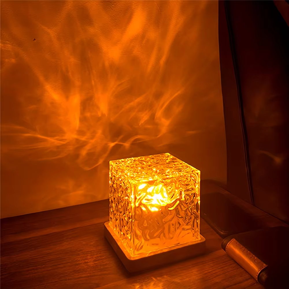 LED Water Wave Projector Night Light with Colour Changing Lighting
