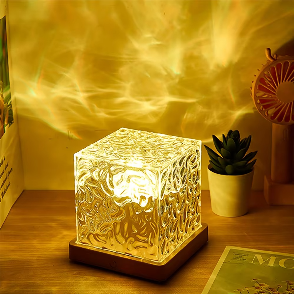 LED Water Wave Projector Night Light with Colour Changing Lighting