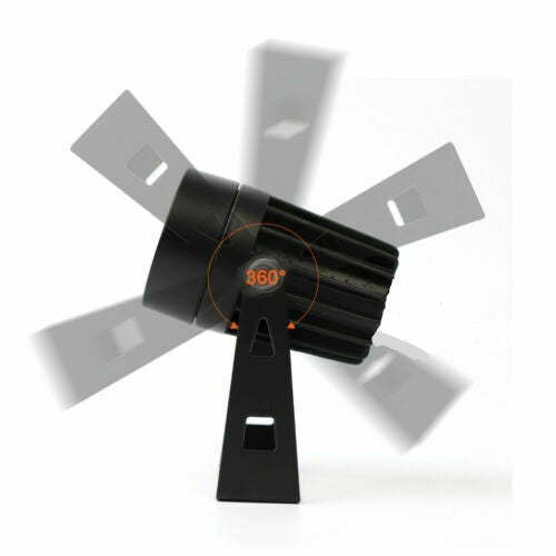 LED garden spotlight with ground spike