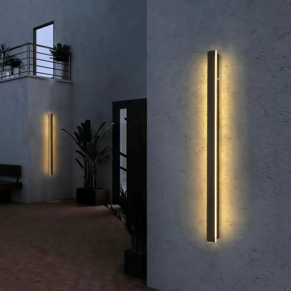Applique murale LED extérieure moderne pour jardins et terrasses