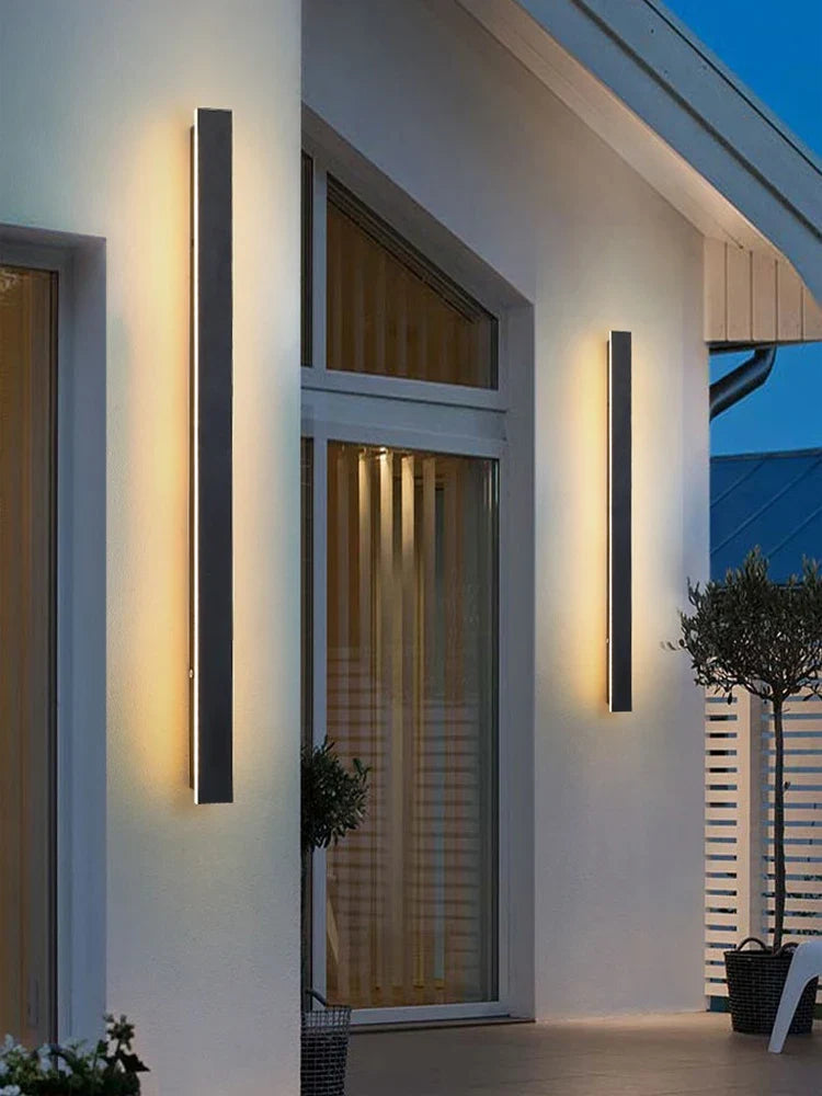 Applique murale LED extérieure moderne pour jardins et terrasses