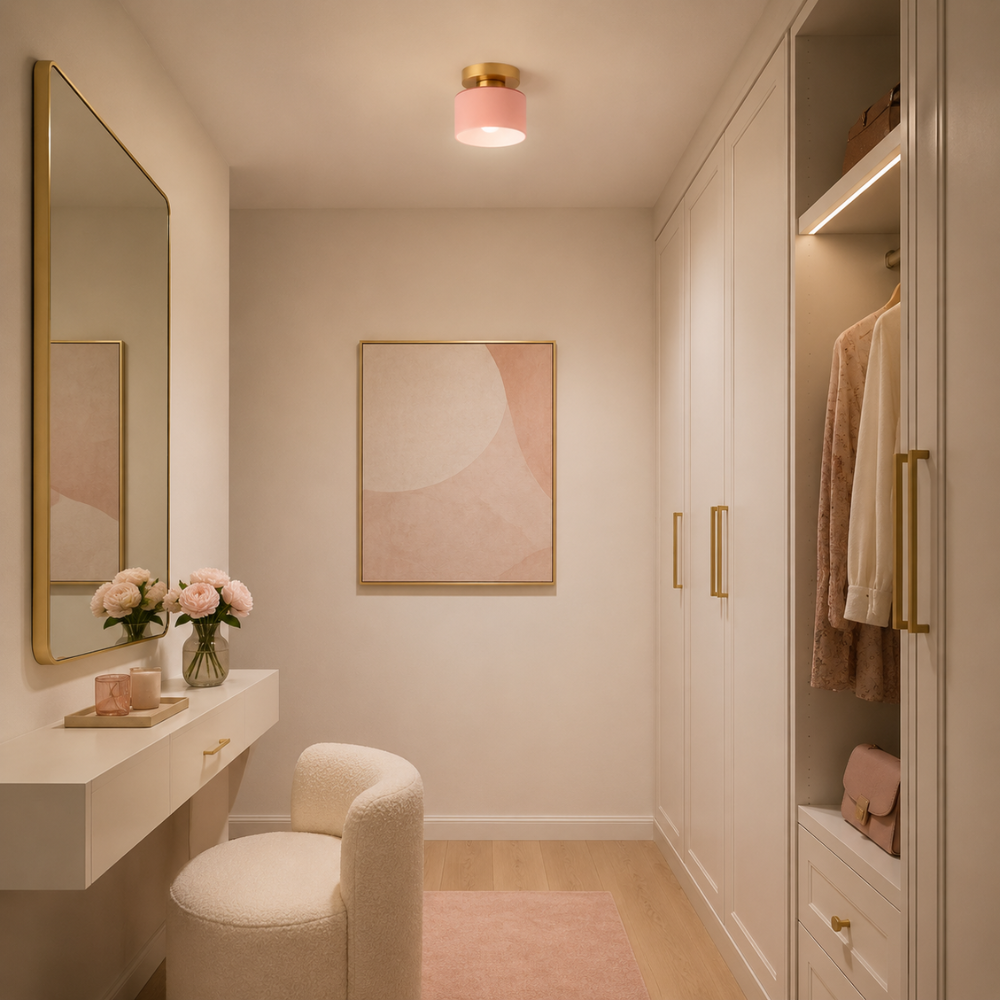 Contemporary Bauhaus Ceiling Spotlight