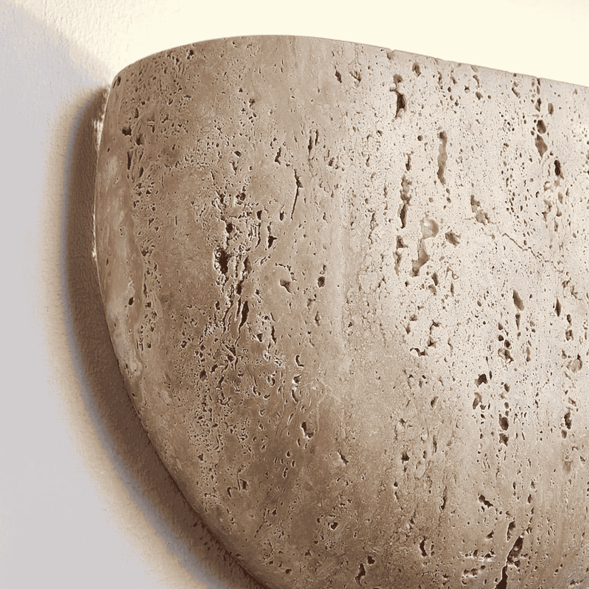 Wabi Sabi Steen Wandlamp Zachte Ambient Verlichting