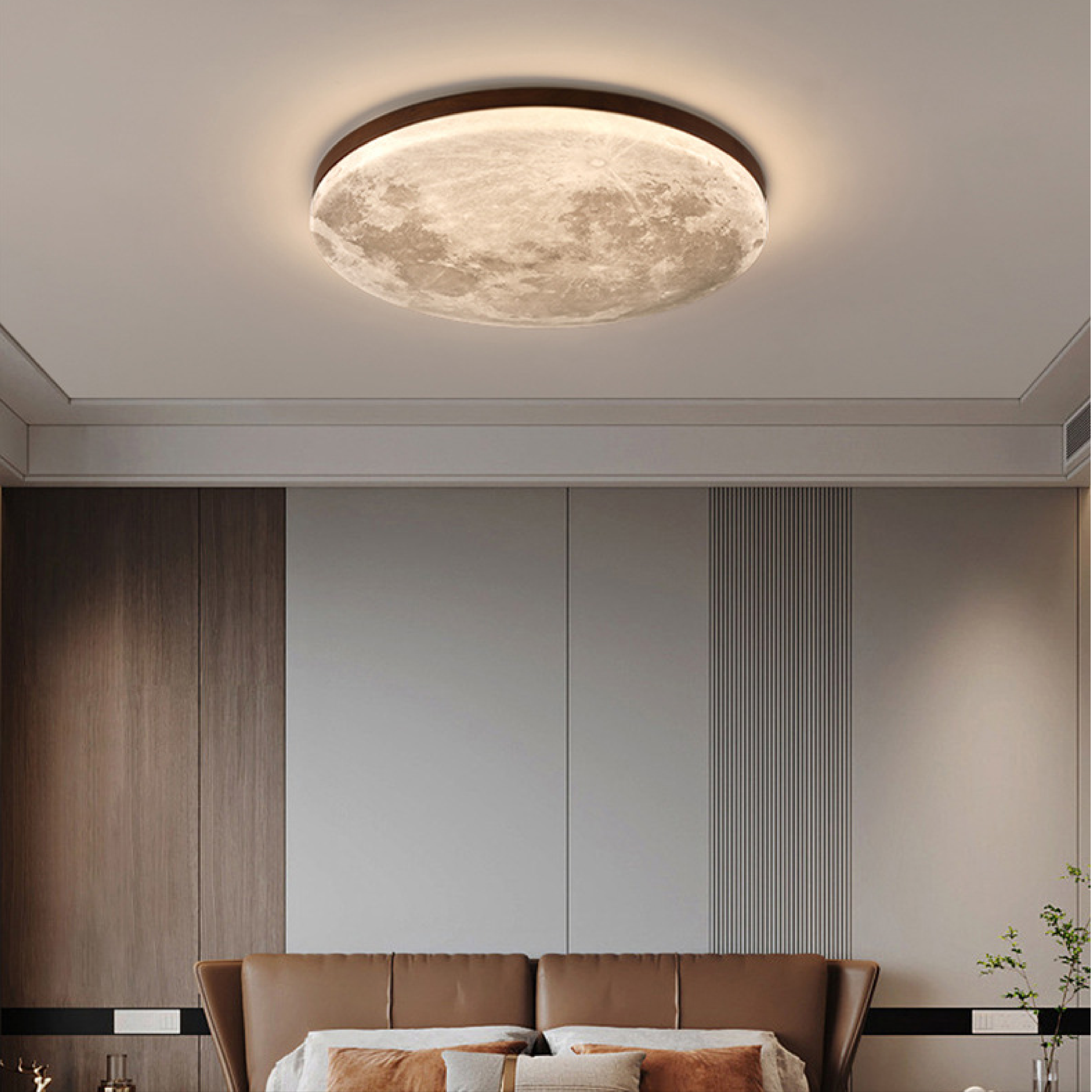 Modern Moon Ceiling Light