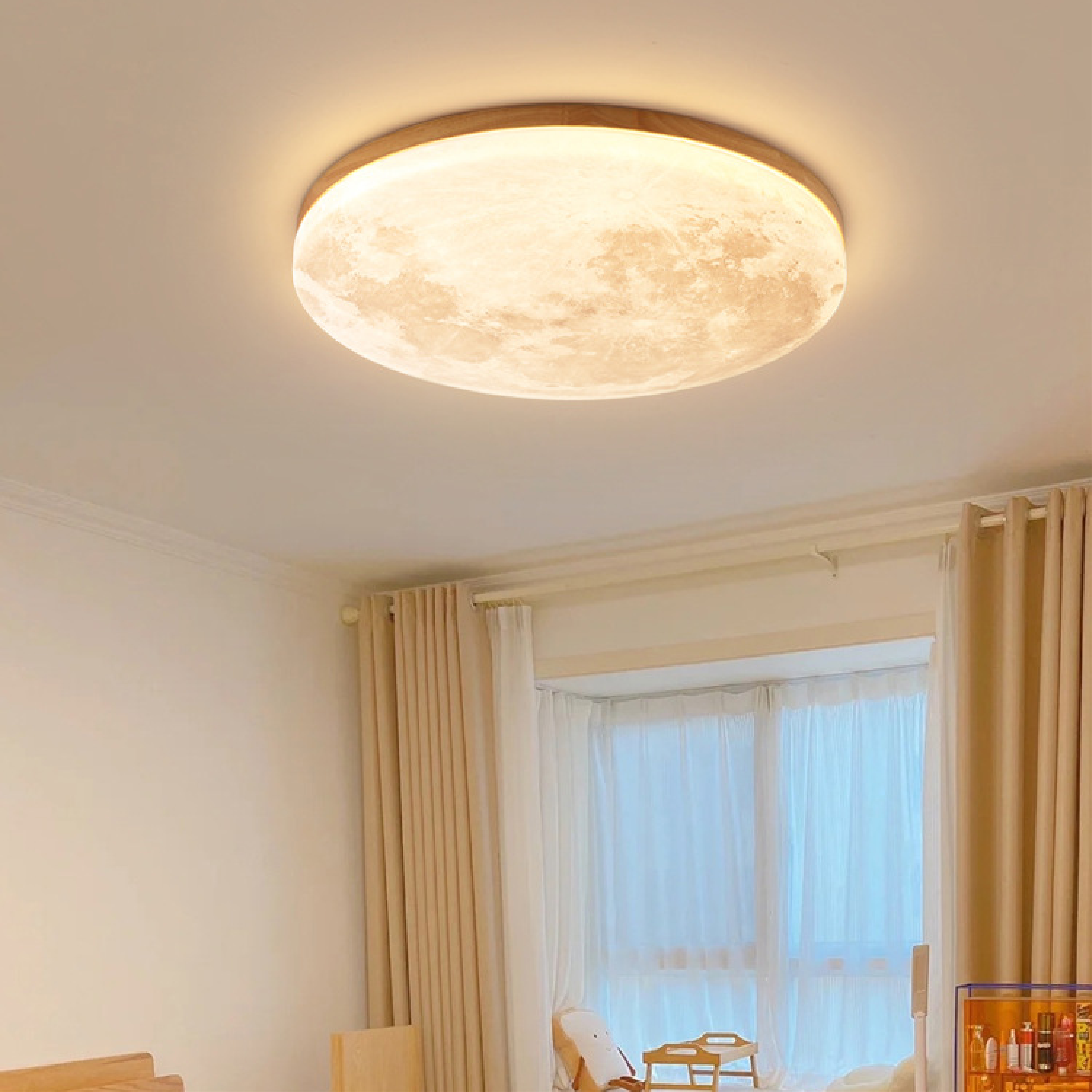 Modern Moon Ceiling Light
