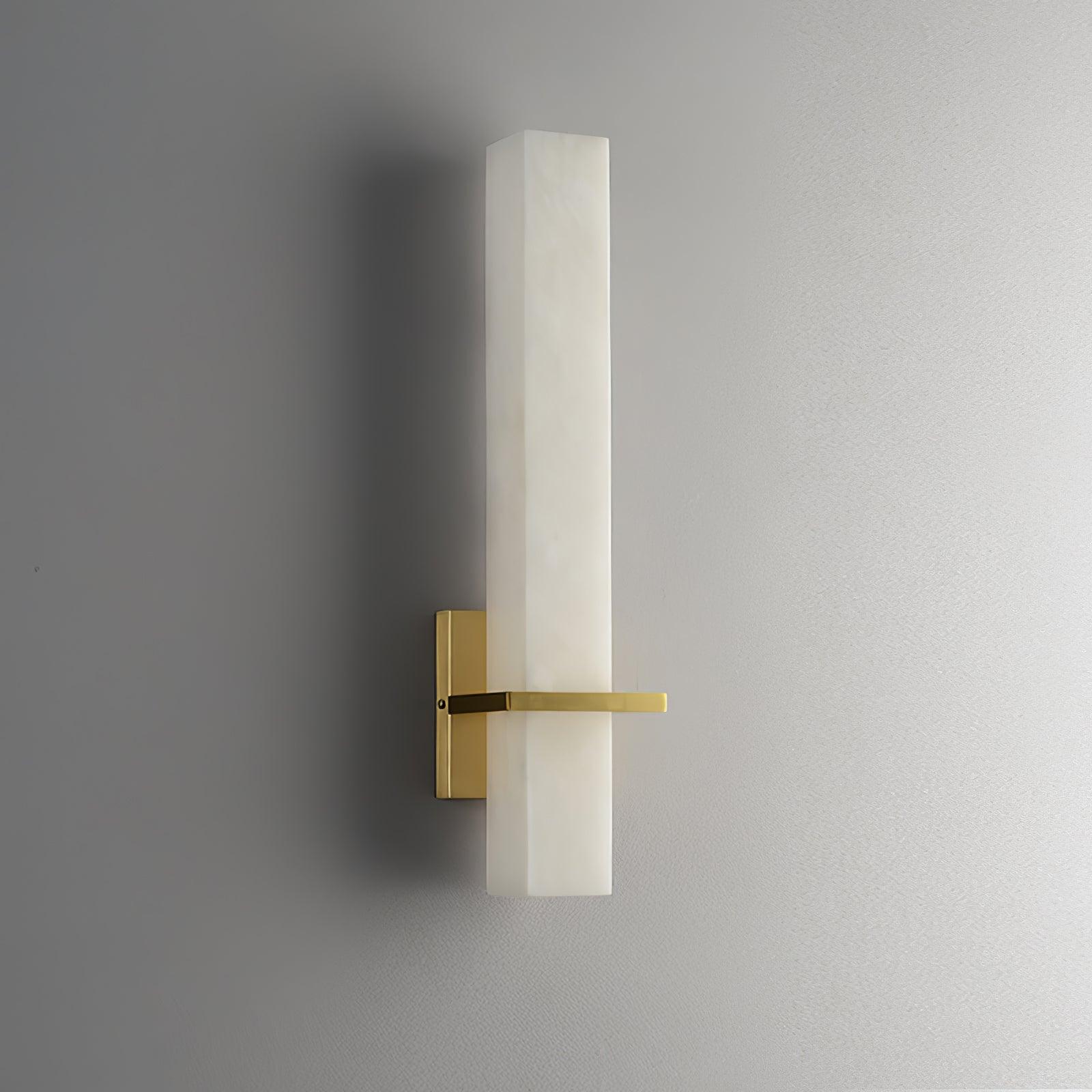 Modern Alabaster Wall Lamp Brass LED Indoor Wall Light Fixture