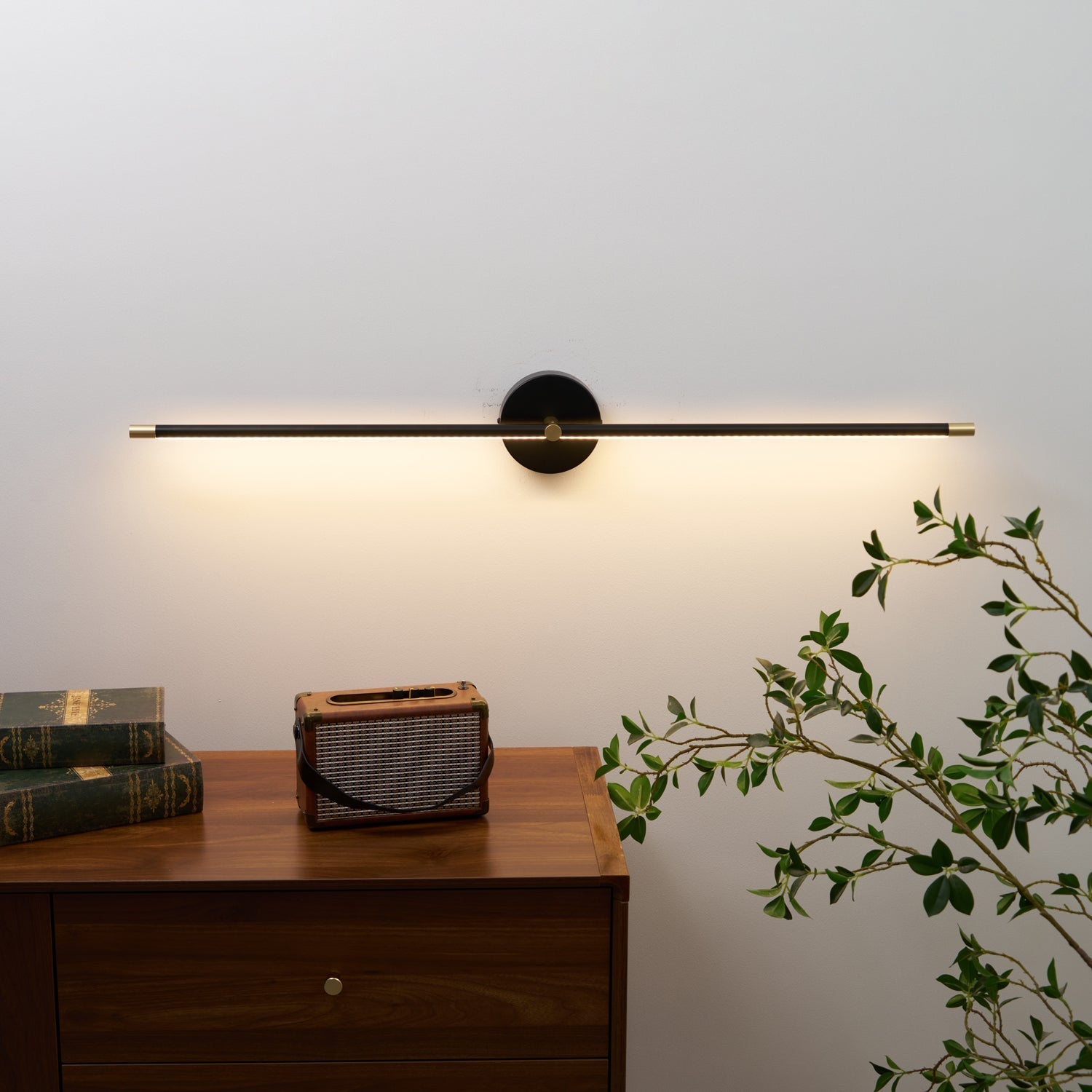 Minimalist Double-Rod LED Wall Sconce Light