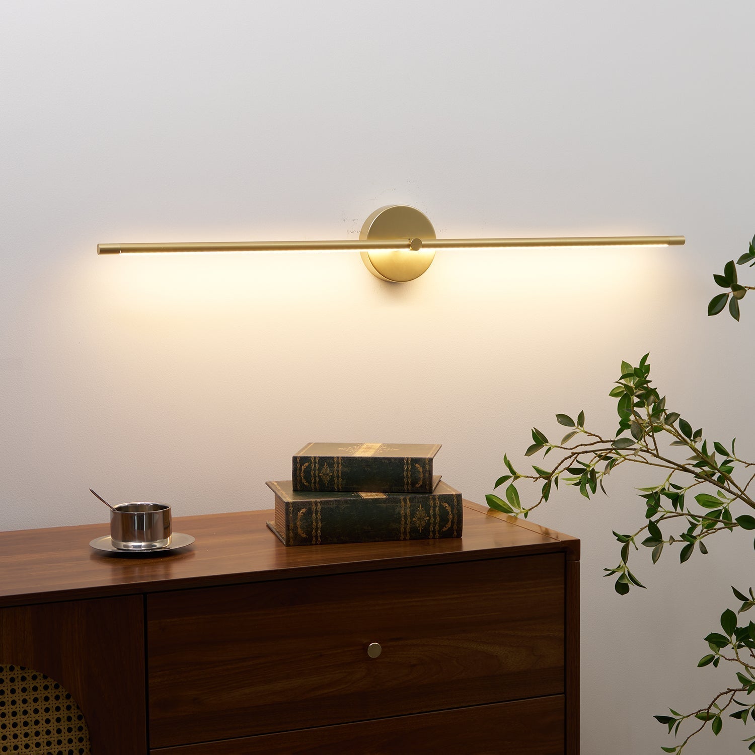 Minimalist Double-Rod LED Wall Sconce Light