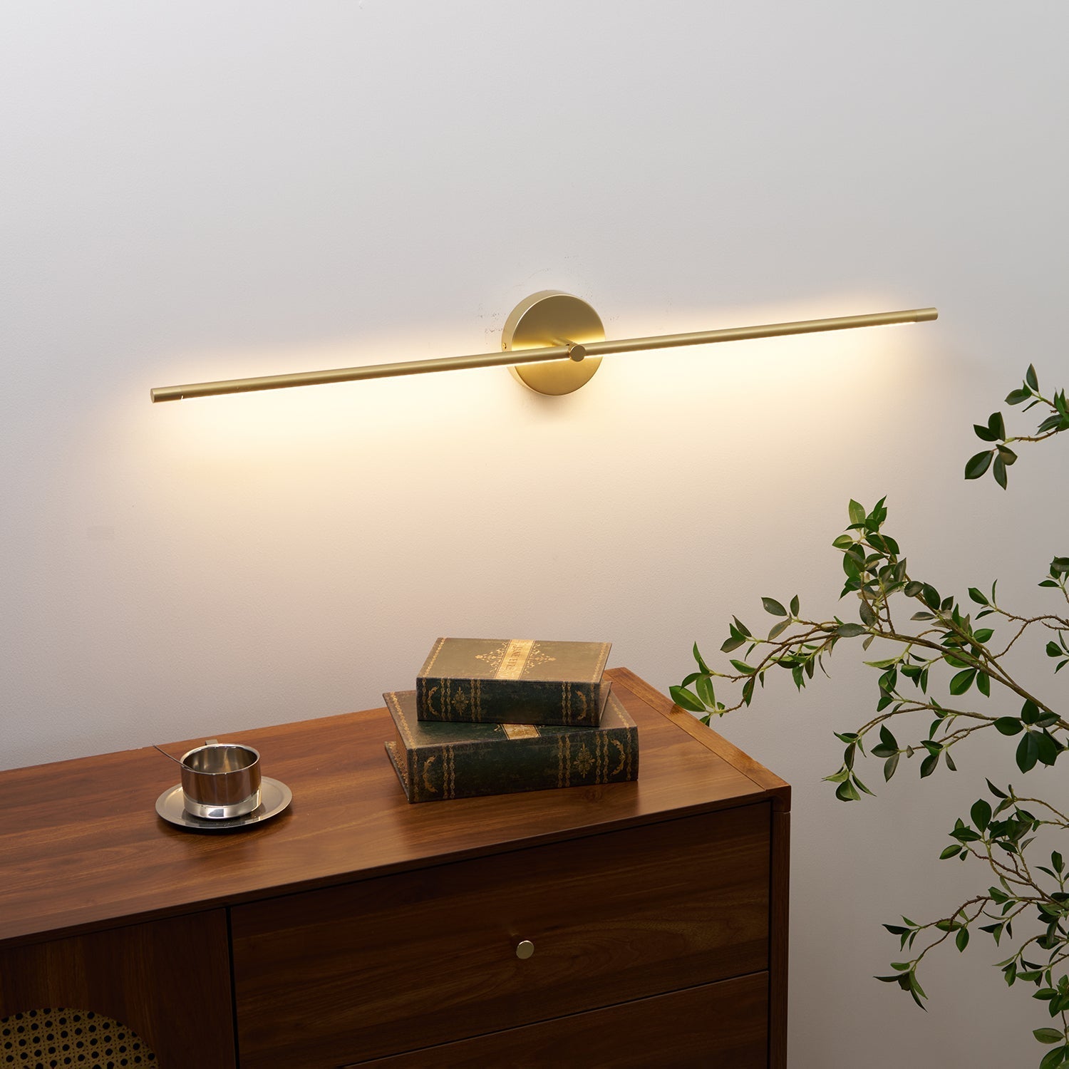Minimalist Double-Rod LED Wall Sconce Light