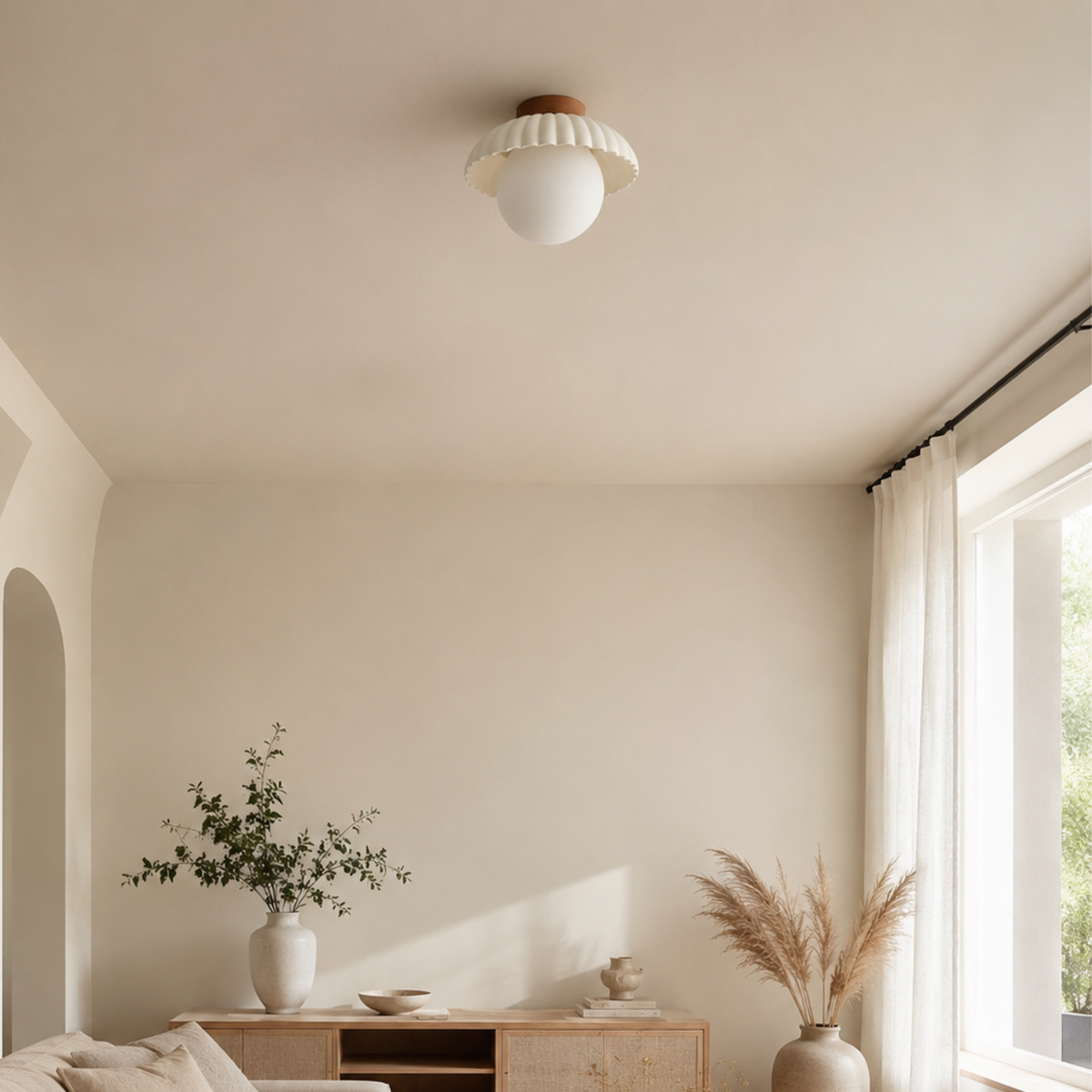 Moderne LED-plafondlamp voor de woonkamer
