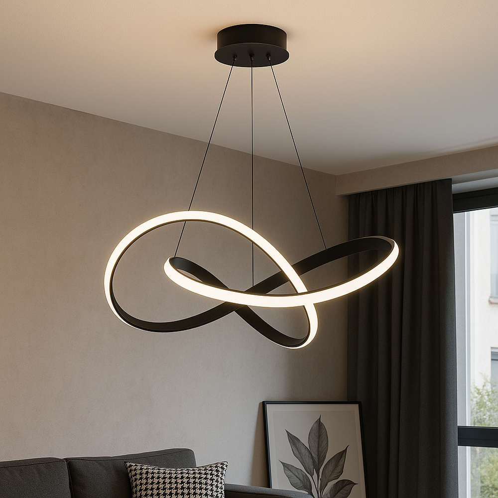 Modern LED Infinity Pendant Light