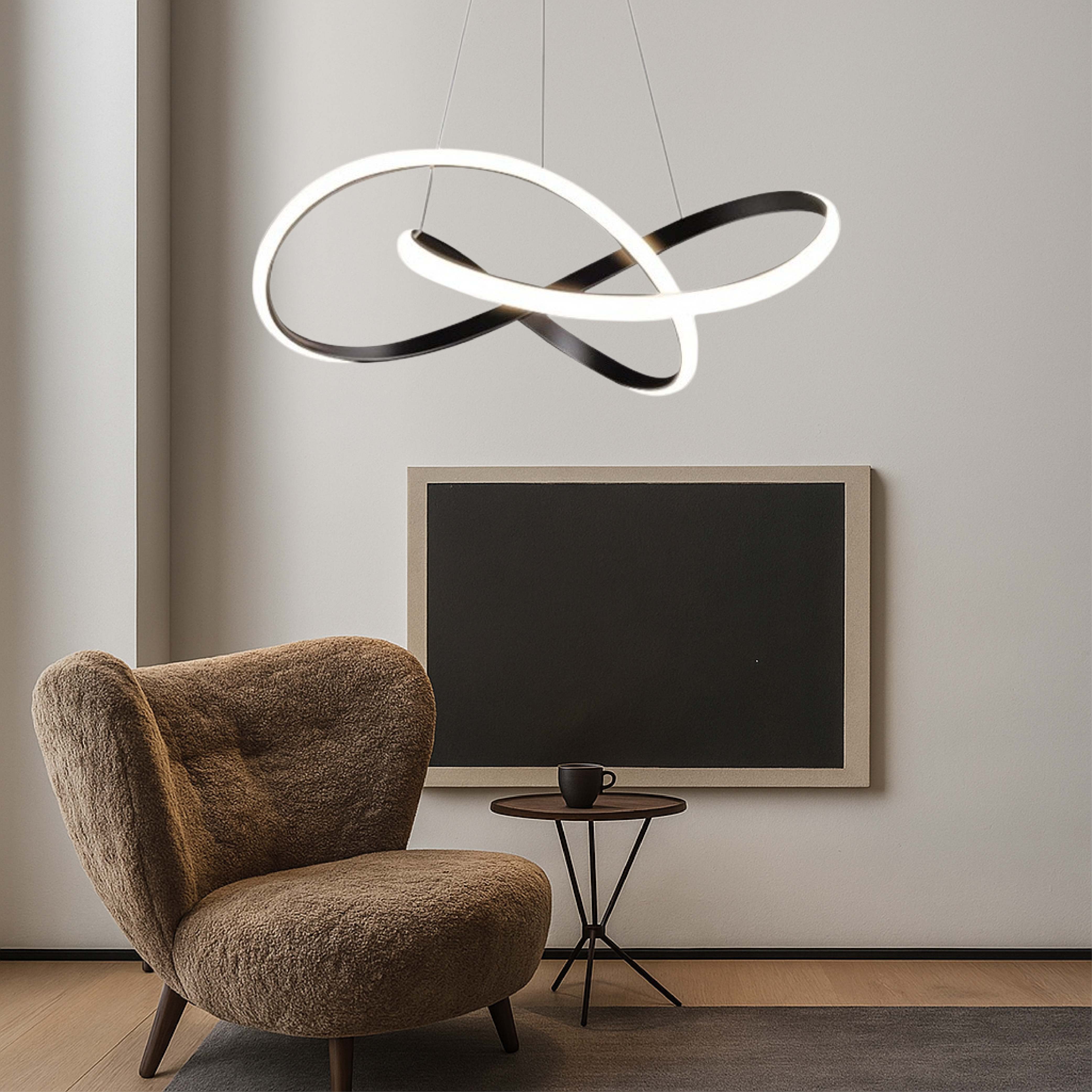 Modern LED Infinity Pendant Light