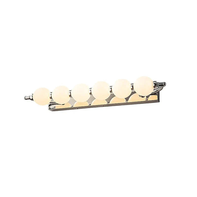 Applique murale LED moderne pour miroir de salle de bains avec globe
